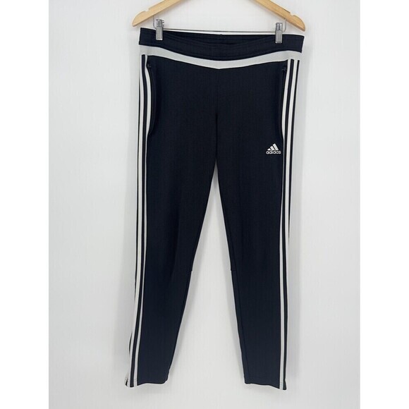 ADIDAS Women's Black Active Wear Pants Leggings‎ Size Medium - Picture 1 of 9